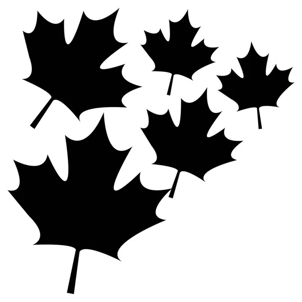 Modèle de feuilles érable canada — Image vectorielle