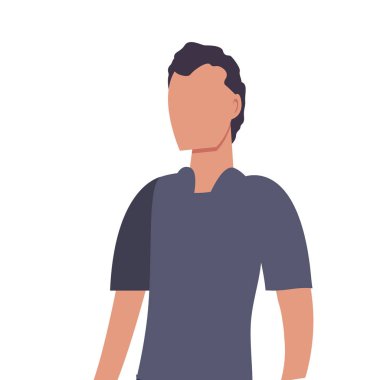 beyaz arka plan üzerinde adam mutlu gençler