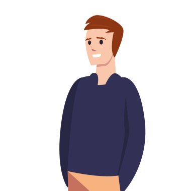 beyaz arka plan üzerinde adam mutlu gençler