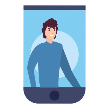 akıllı telefon adam mutlu insanlar avatar