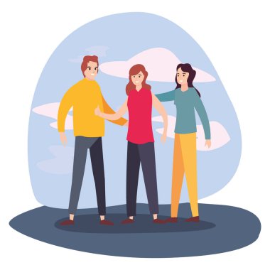 mutlu gençler grup karakteri