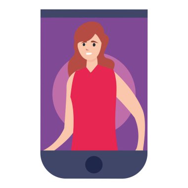 akıllı telefon mutlu genç kadın