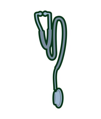 stetoskop tıbbi kardiyo cihaz simgesi