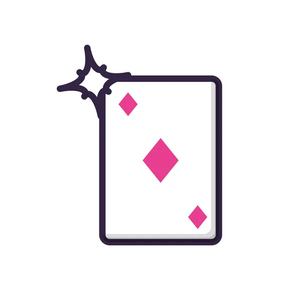 Poker Casino spel Kaartpictogram — Stockvector