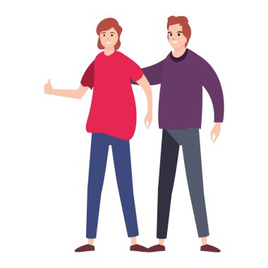 erkekler mutlu genç insanlar karakterler