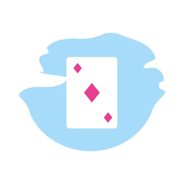 Poker Casino spel Kaartpictogram — Stockvector
