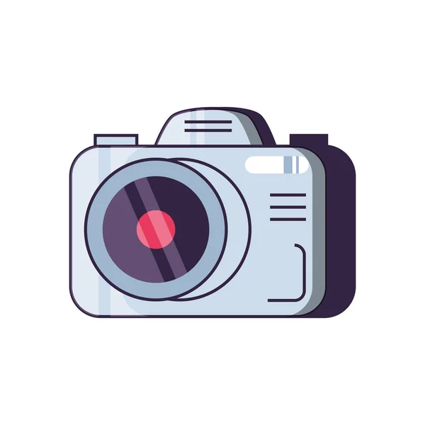 Ikona fotografická digitální zařízení kamery — Stockový vektor