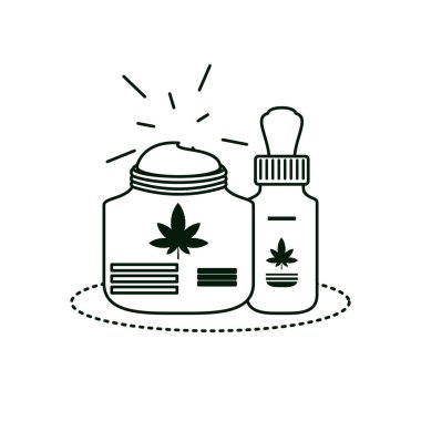 pomade ile esrar şişe ürün