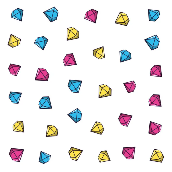 Казино алмазы символов — стоковый вектор