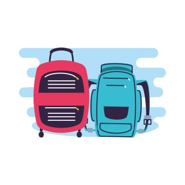 seyahat çantası ile seyahat bavul ekipmanları