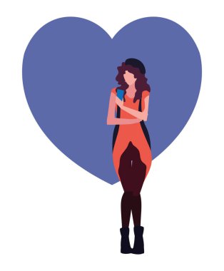 akıllı telefon sosyal medya kullanarak genç kadın