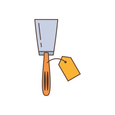 fiyat etiketi asılı samanı aracı