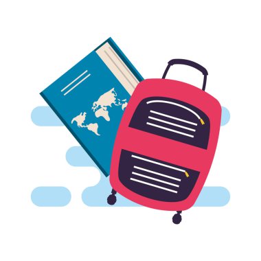 pasaport ile seyahat bavul ekipmanları