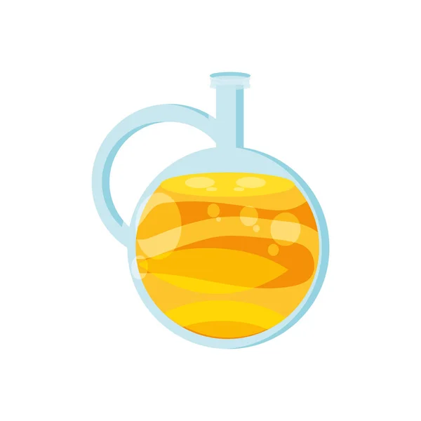 Oil jar health isolated icon — Stock Vector