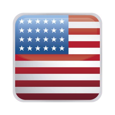 şekil meydanında amerikan bayrağı birleşik devlet