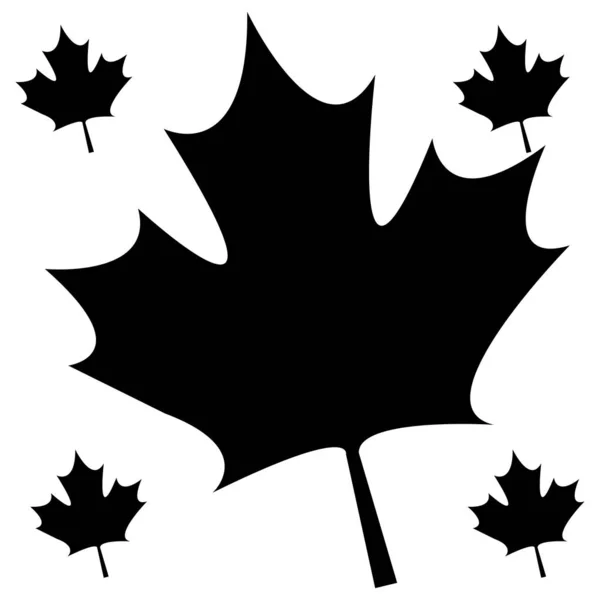 잎 단풍 나무 캐나다의 패턴 — 스톡 벡터
