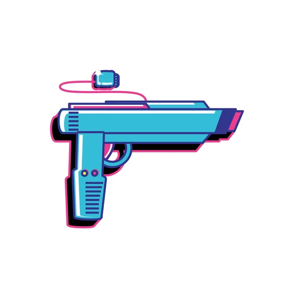 Arme à feu dispositif de jeu vidéo — Image vectorielle