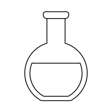tüp test laboratuarı simgesi izole edildi