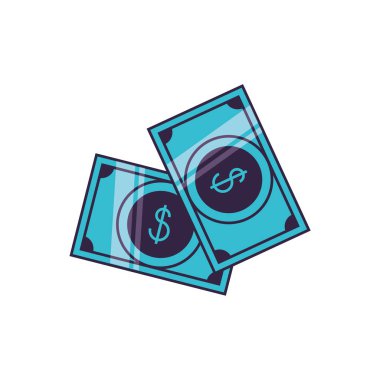 fatura para dolar izole simge