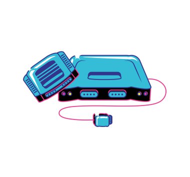 retro video oyun konsolu simgesi