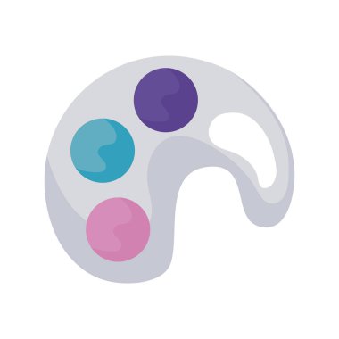 boya renkleri palet yalıtılmış simge