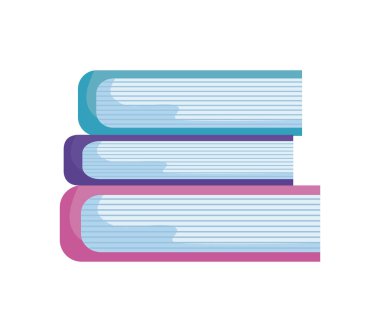 kütüphane kitap yığını yalıtılmış simge