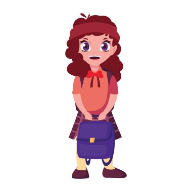 üniformalı mutlu okul kız