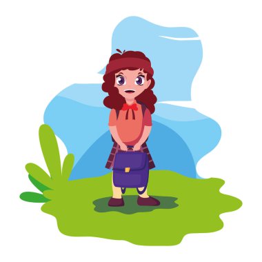 üniformalı mutlu okul kız