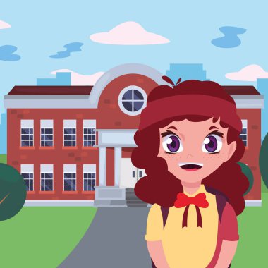 öğrenci kız okul binası sokak