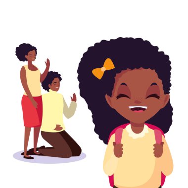 okul kız öğrenci ile veliler