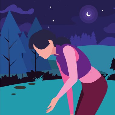 adam yürüyüş alanı yürüyüş ormanı