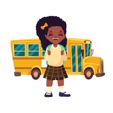 okula geri otobüs ile öğrenci kız