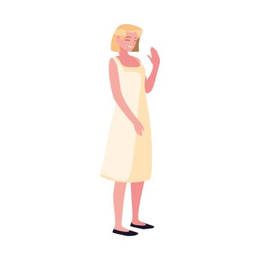 güzel kadın yetişkin karakter tasarımı