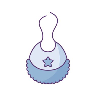 Bebek Çocuk ve yıldız dekorasyon için Bib