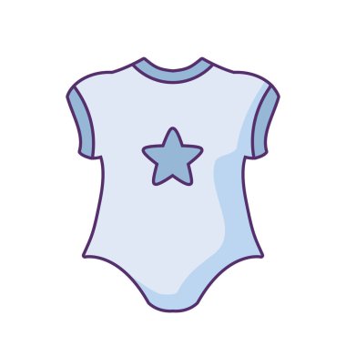 Bebek giyim izole sembol simge vektör