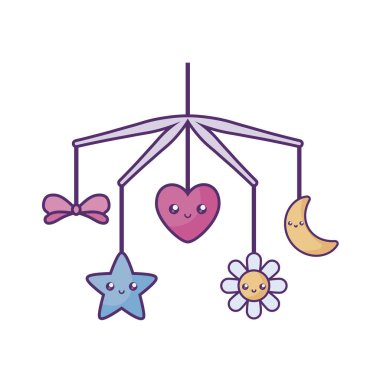 beşik mobil bebek oyuncak Kawaii stil