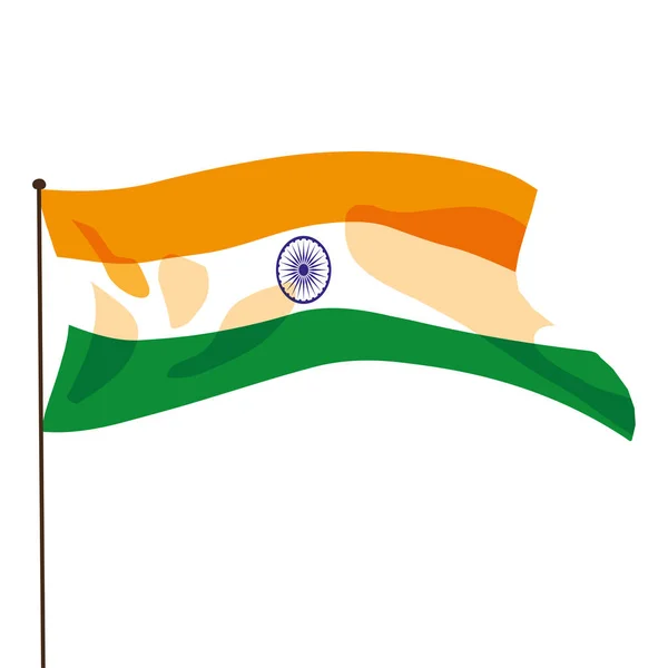 Indický den nezávislosti (návrh) — Stockový vektor