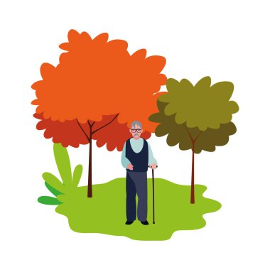 manzara olgun adam karakter