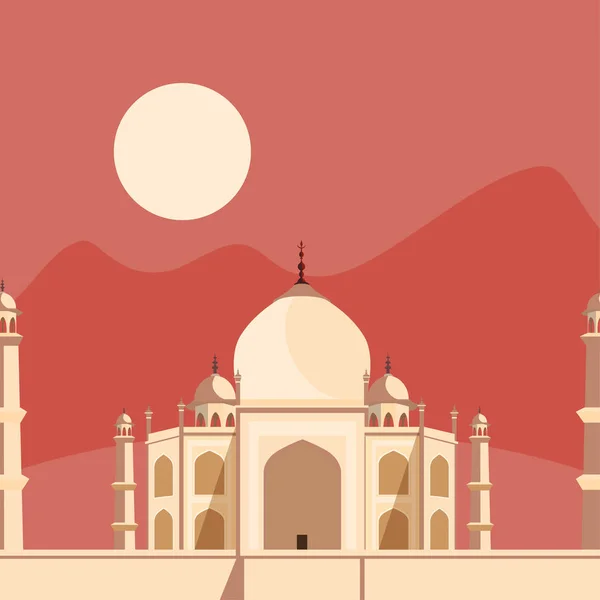 Індія День незалежності плоский дизайн — стоковий вектор