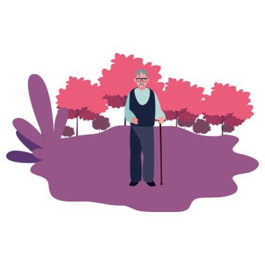 ourdoors sevimli Büyükbaba ayakta