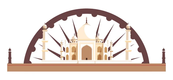 Inde indépendance jour plat design — Image vectorielle