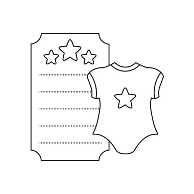 yıldız dekorasyon ile kart elbise bebek