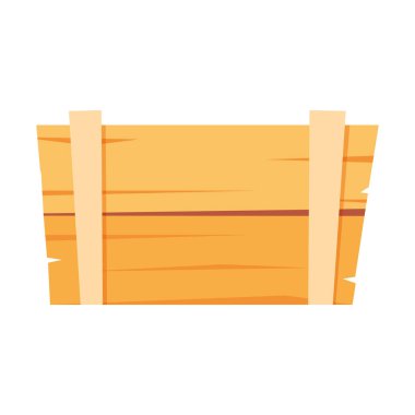 Beyaz arka planda ahşap sepet pazarı