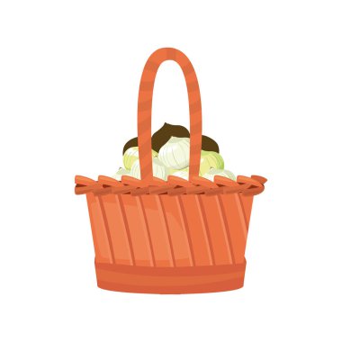 taze sebze soğan hasır sepeti