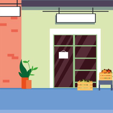 Market cephe meyve ve sebze