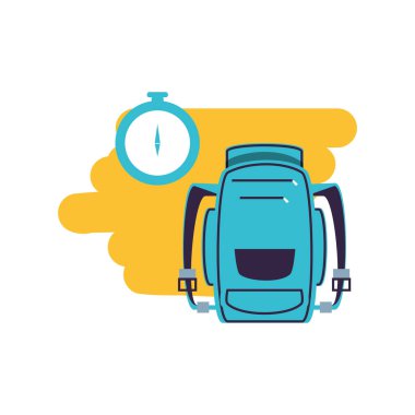 seyahat çantası ile pusula kılavuz cihazı