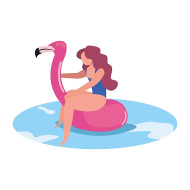 kadın yaz zaman tatil tasarım