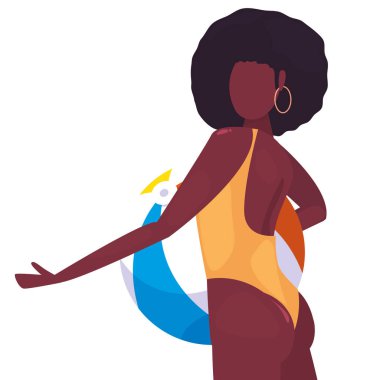 kadın yaz zaman tatil tasarım