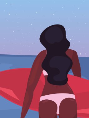 kadın yaz zaman tatil tasarım