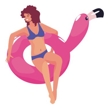 kadın yaz zaman tatil tasarım